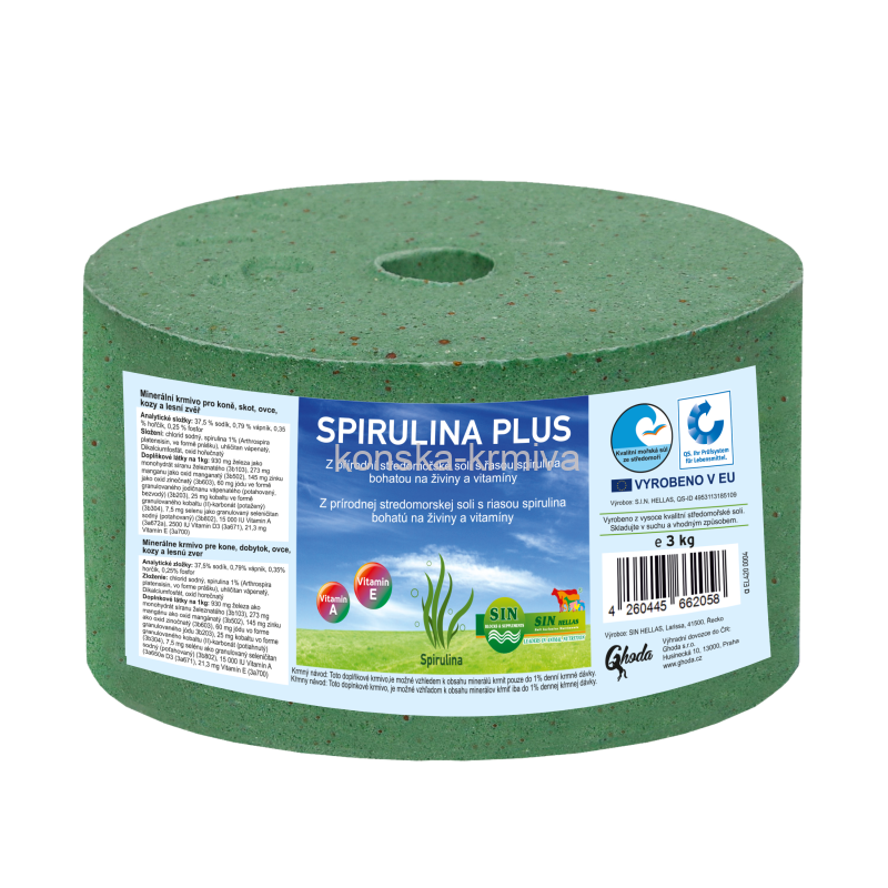 Liz minerální Spirulina Plus 3 kg