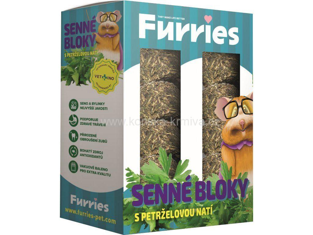 FURRIES - SENNÉ BLOKY s petrželovou natí z českých luk