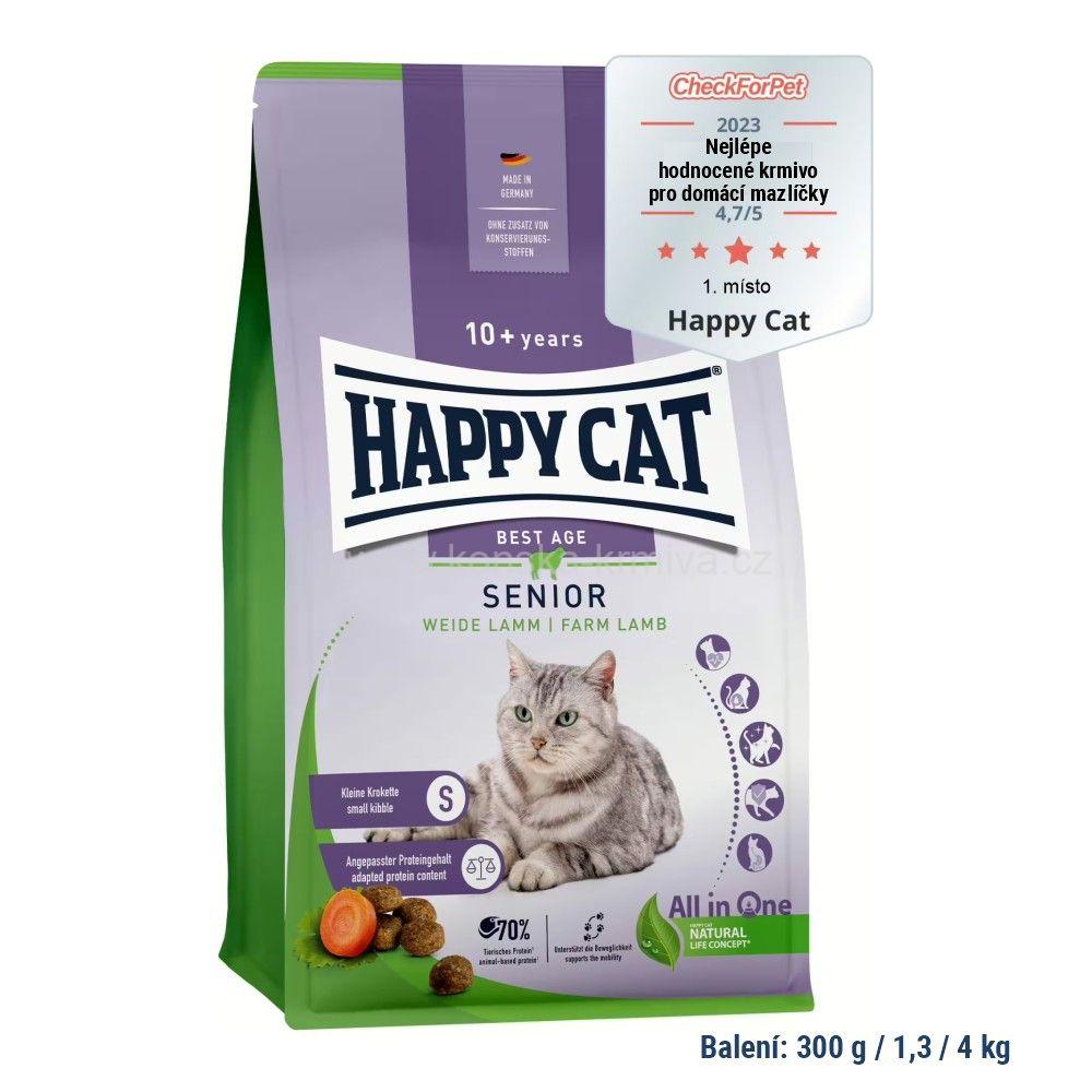 Happy Cat Senior - Weide-Lamm / Jehněčí