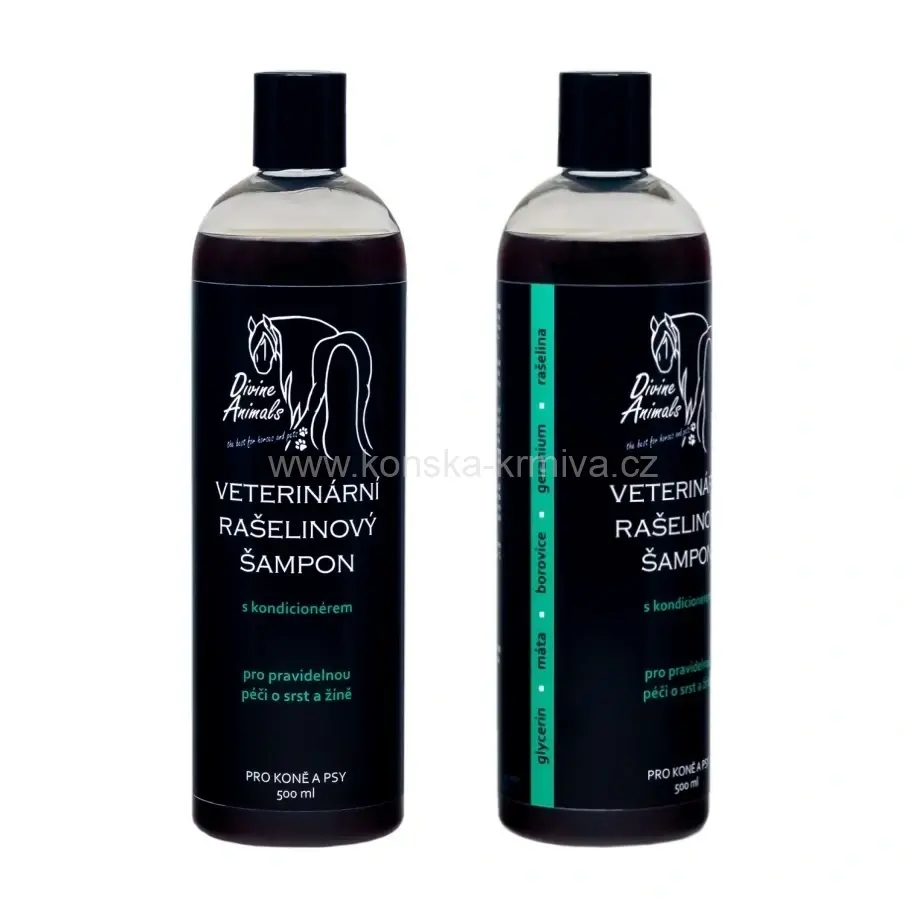 Divine Animals - Veterinární rašelinový šampon 1l