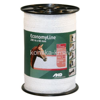 Páska pro elektrické ohradníky Economy Line 40 mm 200m