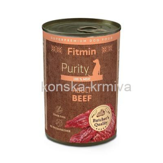 FITMIN DOG PURITY Konzerva hovězí pro psy 400 g