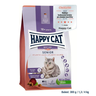 Happy Cat Senior - Atlantik-Lachs / Losos