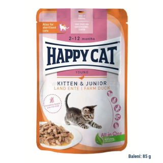 HC Kapsička - Kitten & Junior Kachna 85 g / Land Ente