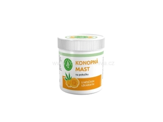 Konopná mast na kůži s měsíčkem 100 ml